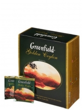 Чай черный Greenfield Golden Ceylon (Гринфилд Голден Цейлон), упаковка 100 пакетиков