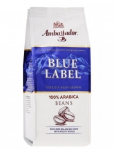 Кофе в зернах Ambassador Blue Label (Амбассадор Блю Лейбл) 1 кг, вакуумная упаковка