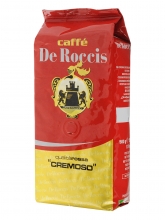 Кофе в зернах De Roccis Rossa Cremoso (Де Роччис Росса Кремосо) 1 кг, вакуумная упаковка